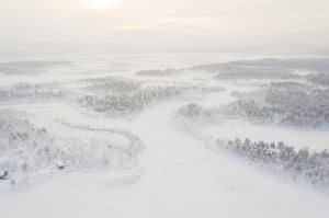 A white day in Lapland