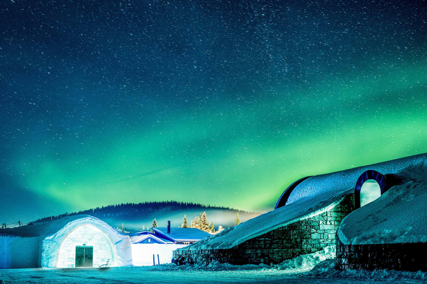 Magical nights over ICEHOTEL